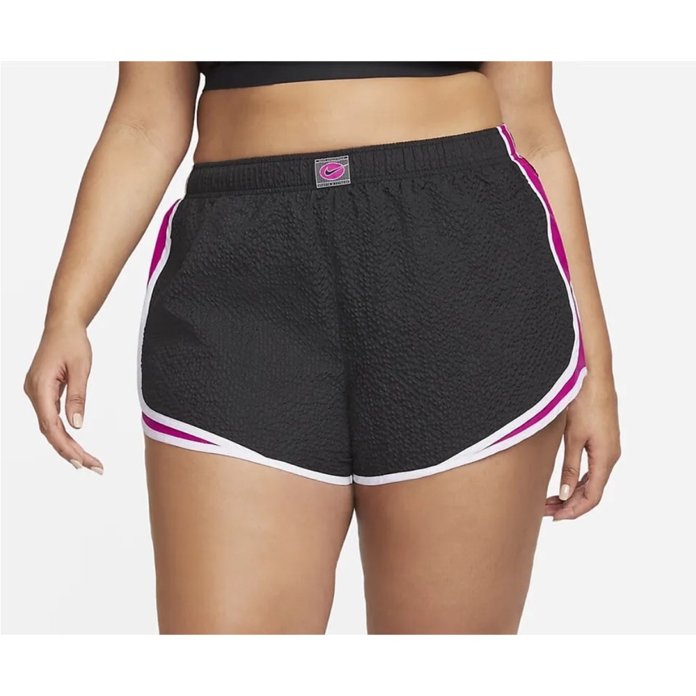 Women’s Shorts Plus Size 1X Nike Tempo Icon Clash Women's Running Shorts Black